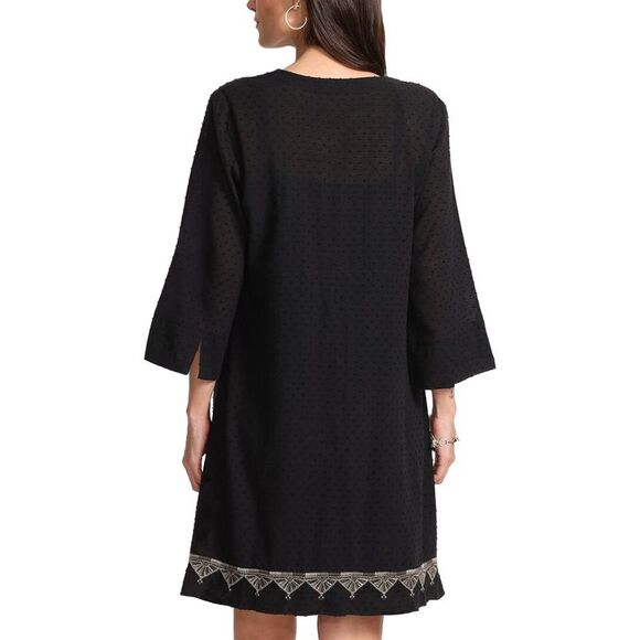 Johnny Was Womens Dobby Princess Dress - Picture 2 of 3